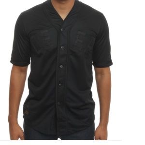 10 Deep Alta Vista Jersey Button Up Shirt 2XL XXL